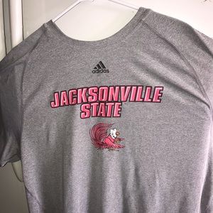 Adidas sz 3X Jacksonville State Gamecocks Team Performance shirt excellent cond